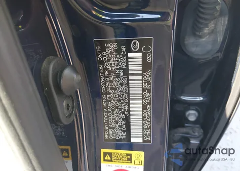 2015 Lexus Es 350 z USA, uszkodzony, nr VIN JTHBK1GG9F2207851